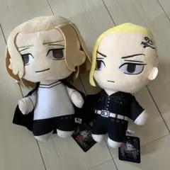 東京リベンジャーズ　アソートぬいぐるみM マイキー　ドラケン　2個セット