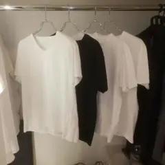 【最終お値下げ】UNIQLOドライカラーVネックT/スーピマコットンT4枚セット