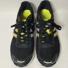 adidas アディゼロ アディオス 黒/黄色 26.0cm ランニングシューズ