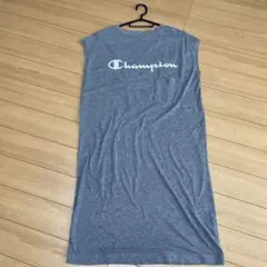 Champion ノースリーブワンピース グレー