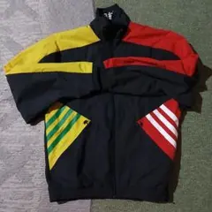 アディダス オリジナルス ナイロン ジャケット 団結 XS サイズ 黒色