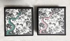 GUCCI ピアス空箱 蛇と花柄　巾着付き