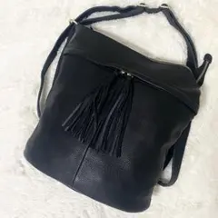 ear PAPILLONNER イアパピヨネ 2Way リュック レザー 黒