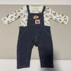 りんご様専用☆ トム&ジェリー オーバーオール風ロンパース 80cm