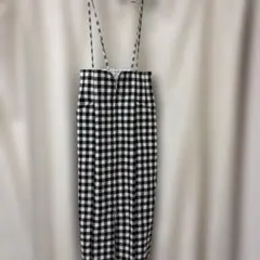Apuweier riche チェック柄サロペット サイズ2