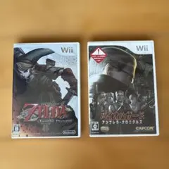 Wii ソフト ゼルダの伝説 トワイライトプリンセス バイオハザード
