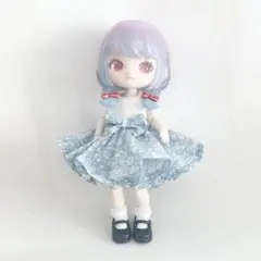 ブルーフラワー全円スカートタイプ【ねんどろいどどーる/オビツ11ボディ他】のサムネイル