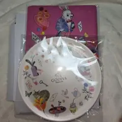 ゴディバ　アリスのティーパーティープレート　ナプキン