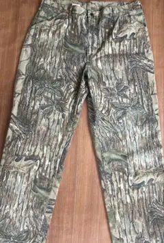 カモフラージュ柄カーゴパンツ　リアルツリーパンツ