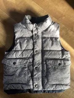 baby GAP グレー ダウンベスト 18-24M