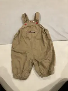 miki HOUSE ベージュオーバーオール M