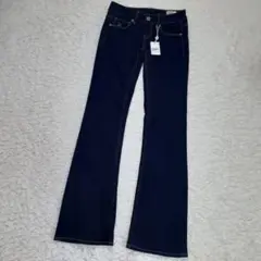 新品 G-STAR RAW デニムパンツ 3301 ブーツカット 濃紺　24