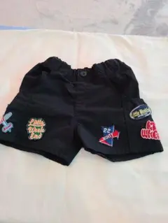 ハーフパンツ黒　100㎝