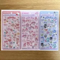 ボンボンドロップシール ハローキティ マイメロディ はぴだんぶい 第二弾 正規品