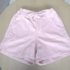150cm　GU ピンク ハーフパンツ リボン付き
