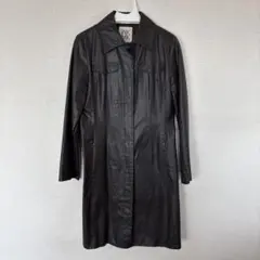 MKミッシェルクラン　ダークブラウン 合皮コート