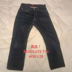 美品！RESOLUTE 710 ストレートデニム W30 L28