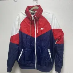 Nike ナイロンジャケット 赤/青/白　トリコロール