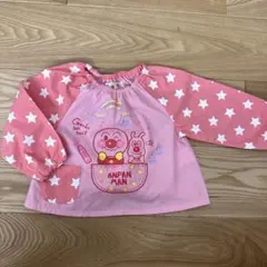 アンパンマン 長袖スモック ピンク　80サイズ