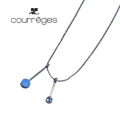 courrèges クレージュ ネックレス ストーンチャーム シルバーカラーのサムネイル