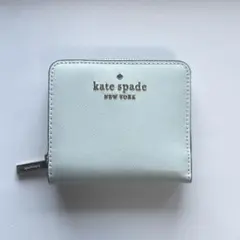 kate spade 二つ折り財布 ミントグリーン