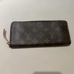 Louis Vuitton モノグラム　財布　ダークブラウン×ピンク