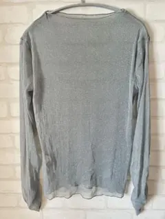 mystic ミスティック　シースルー　グレー　長袖　トップス