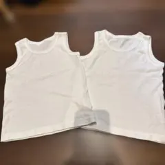 ホワイトタンクトップ 2枚セット　ベルメゾン
