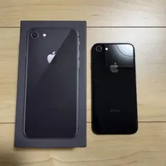 【SIMフリー美品】iPhone8 64GB スペースグレー　ブラック　黒