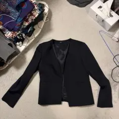 ノーカラージャケット ブラックのサムネイル