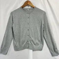 ユニクロ UNIQLO UVカット カーディガン 紫外線 冷房対策 グレー Lのサムネイル