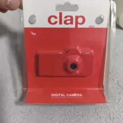 clap DIGITAL CAMERA 本体 レッド