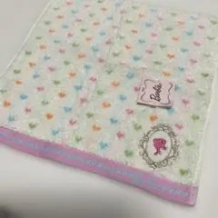 Barbie タオルハンカチ ハート柄 刺繍のサムネイル