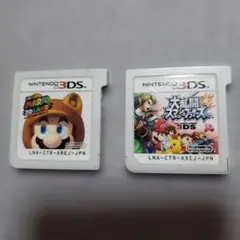 3DSソフト　スーパーマリオ3Dランド　大乱闘スマッシュブラザーズ
