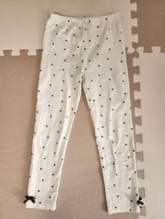 プティマイン ハート柄レギンスパンツ 長ズボン 120