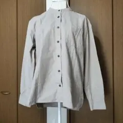 無印良品 Mサイズ 洗いざらし オックスフォード スタンドカラーシャツのサムネイル