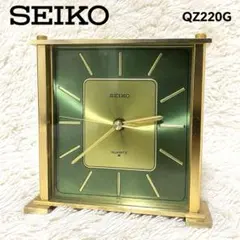 SEIKO ✨希少ヴィンテージ 可動品✨ 置き時計 QZ220Gクォーツ時計