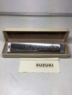SUZUKI ハーモニカ 本体 ケース・クロス付のサムネイル