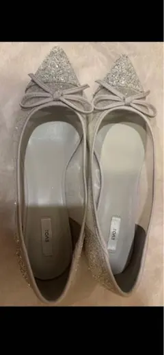 EVOL/T ストラップスクエアフラットパンプス