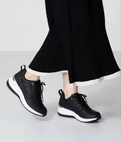 ORiental TRaffic ヒールアップスニーカー 25cm ブラック