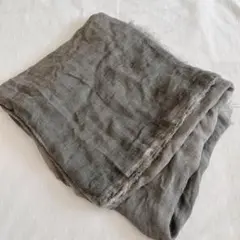 ファリエロサルティ　ストール　大判　グレー　タグ付き　シルク混　Tobia