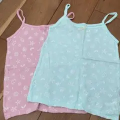 女の子用キャミソール2枚セット 120