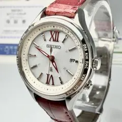 未使用級【箱付き】セイコー ルキア 腕時計 ソーラー 1B25-0AA0 デイト 未使用級【箱付き】セイコー ルキア 腕時計 ソーラー 1B25-0AA0 デイト