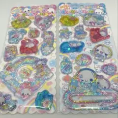 正規品 かおりつきウォーターinシール ぷくぷくあわわちゃん キラうさtwins
