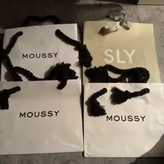 MOUSSY SLY ショップ袋 4枚セット
