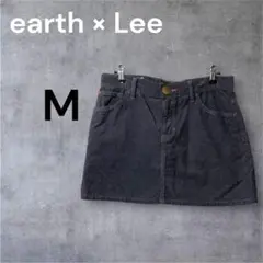アースミュージックエコロジー Lee コラボ ダークグレー M コーデュロイSKのサムネイル