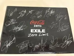 EXILE × コカ・コーラ クリアファイル サイン入り