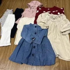 90 女の子 まとめ売り UNIQLO apres les cours 含む7点