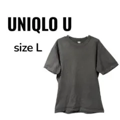 UNIQLO U クルーネックTシャツ ブラック L