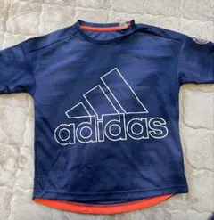 【美品】adidas ネイビー Tシャツ 140